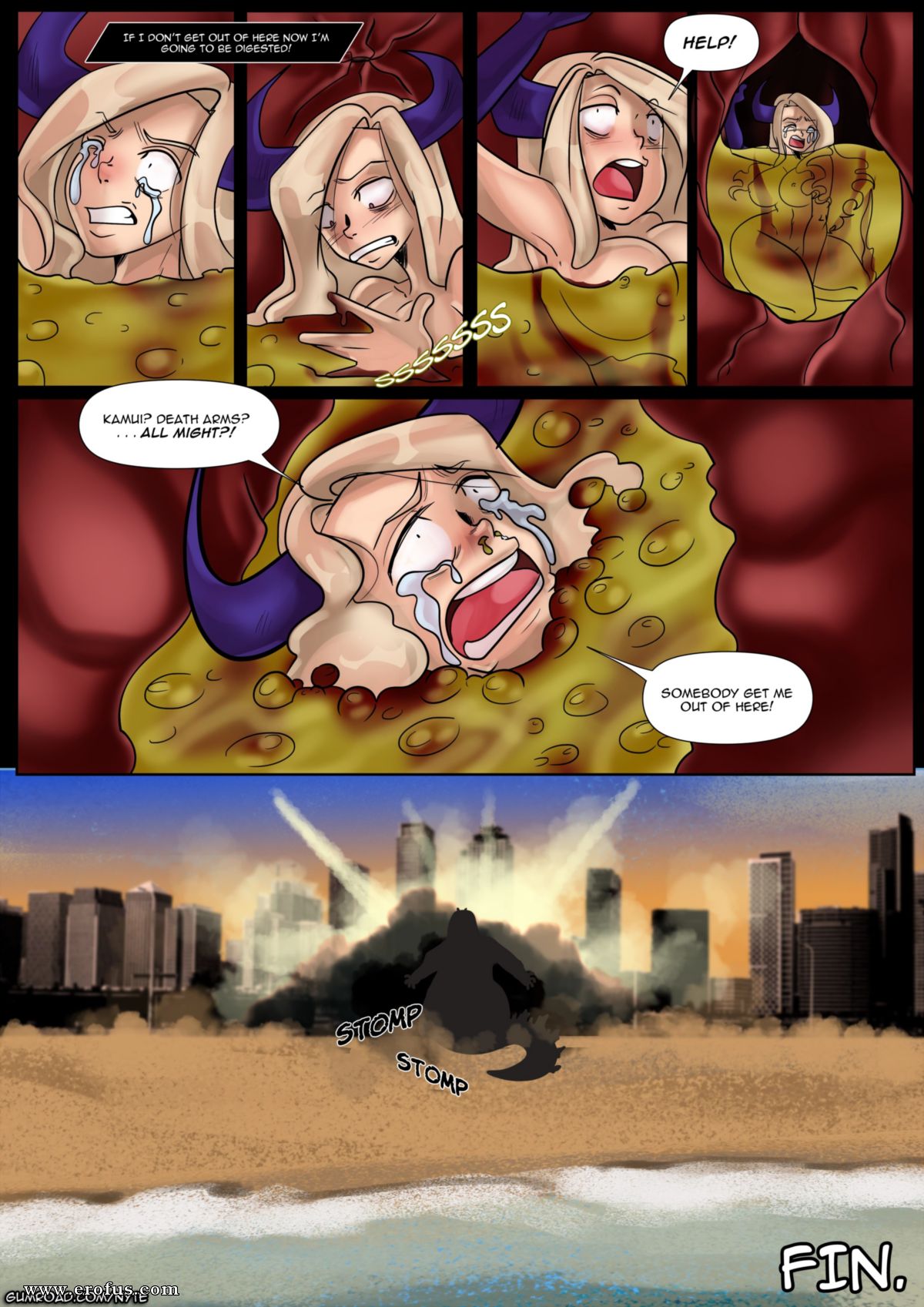 Page 8 | nyte-vore-comicsmt_-lady-vs-godzilla | - Sex and Porn Comics |  antiflash.ru